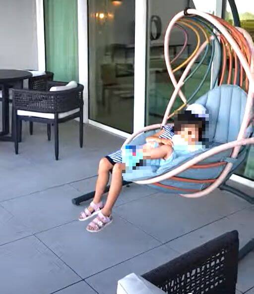 ベランダの様子