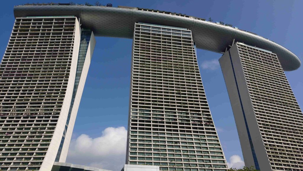 マリーナベイサンズの外観