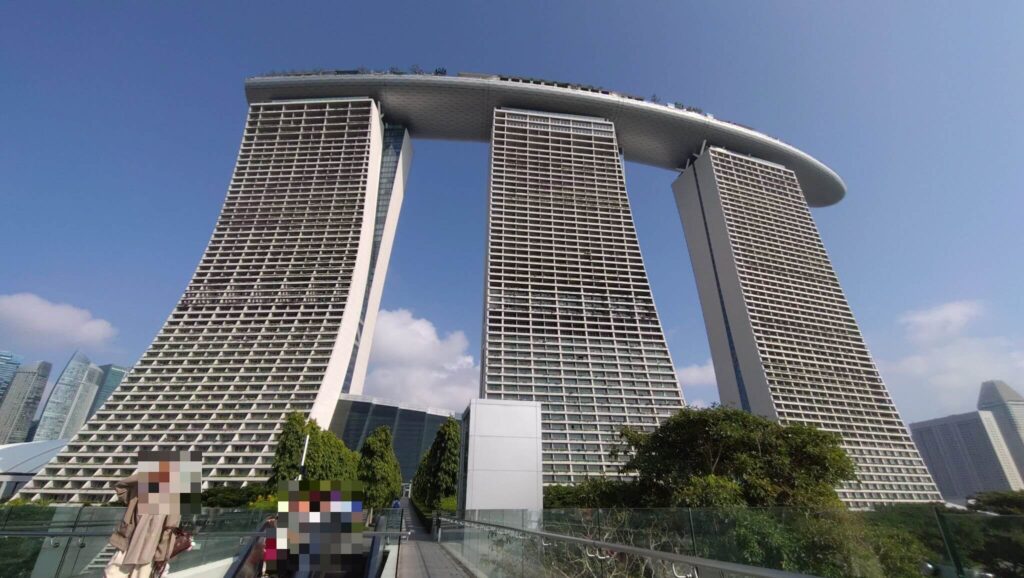マリーナベイサンズの外観