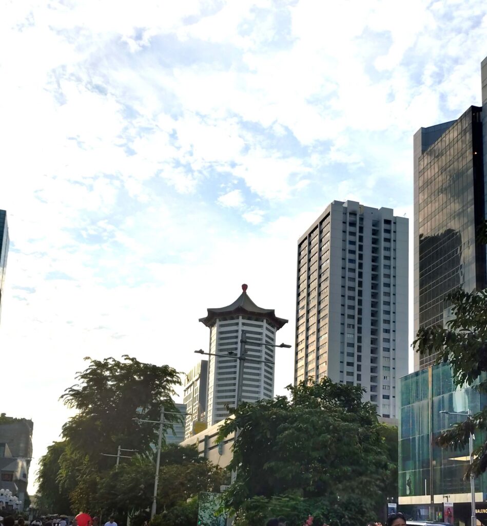 オーチャードの街並み