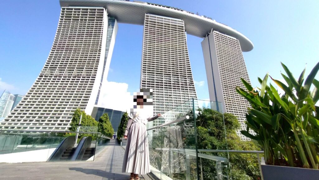 マリーナベイサンズとの写真